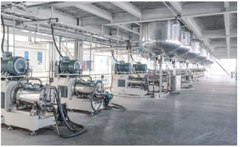 廣州水性工業(yè)漆客戶訂購的CDP大流量砂磨機已投產(圖2)